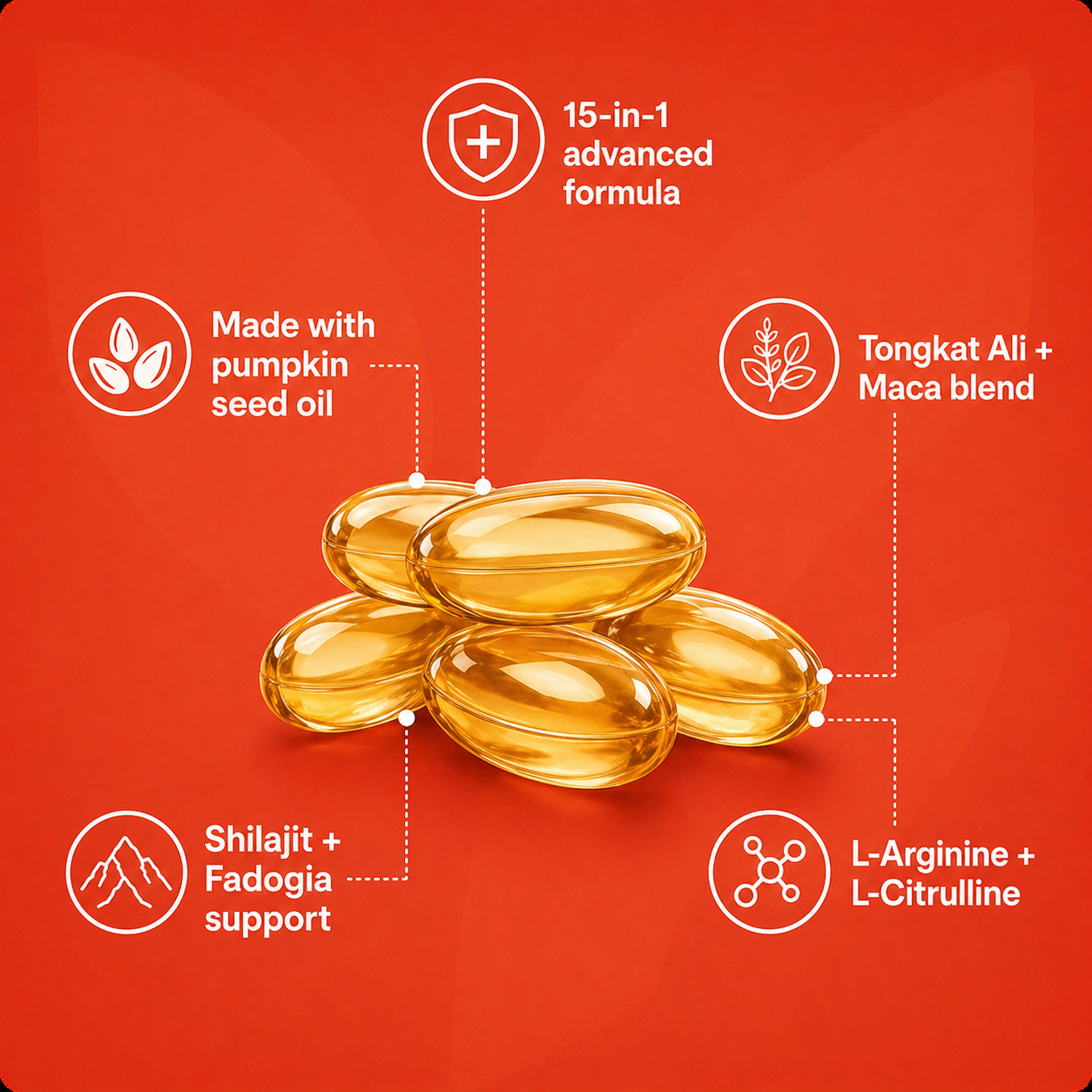 Zenthos Testosterone+ Advanced Softgels