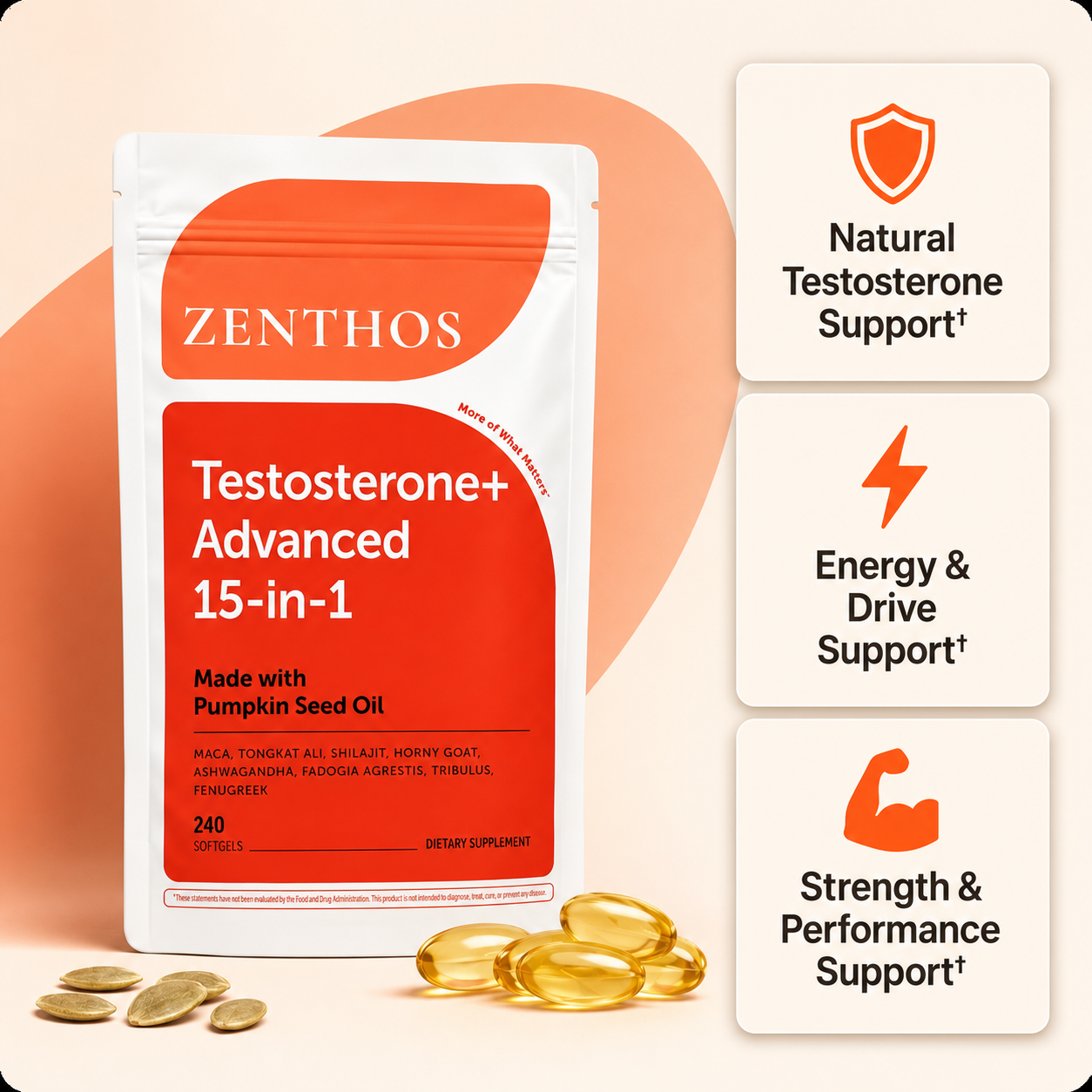 Testosterone+ Advanced Softgels