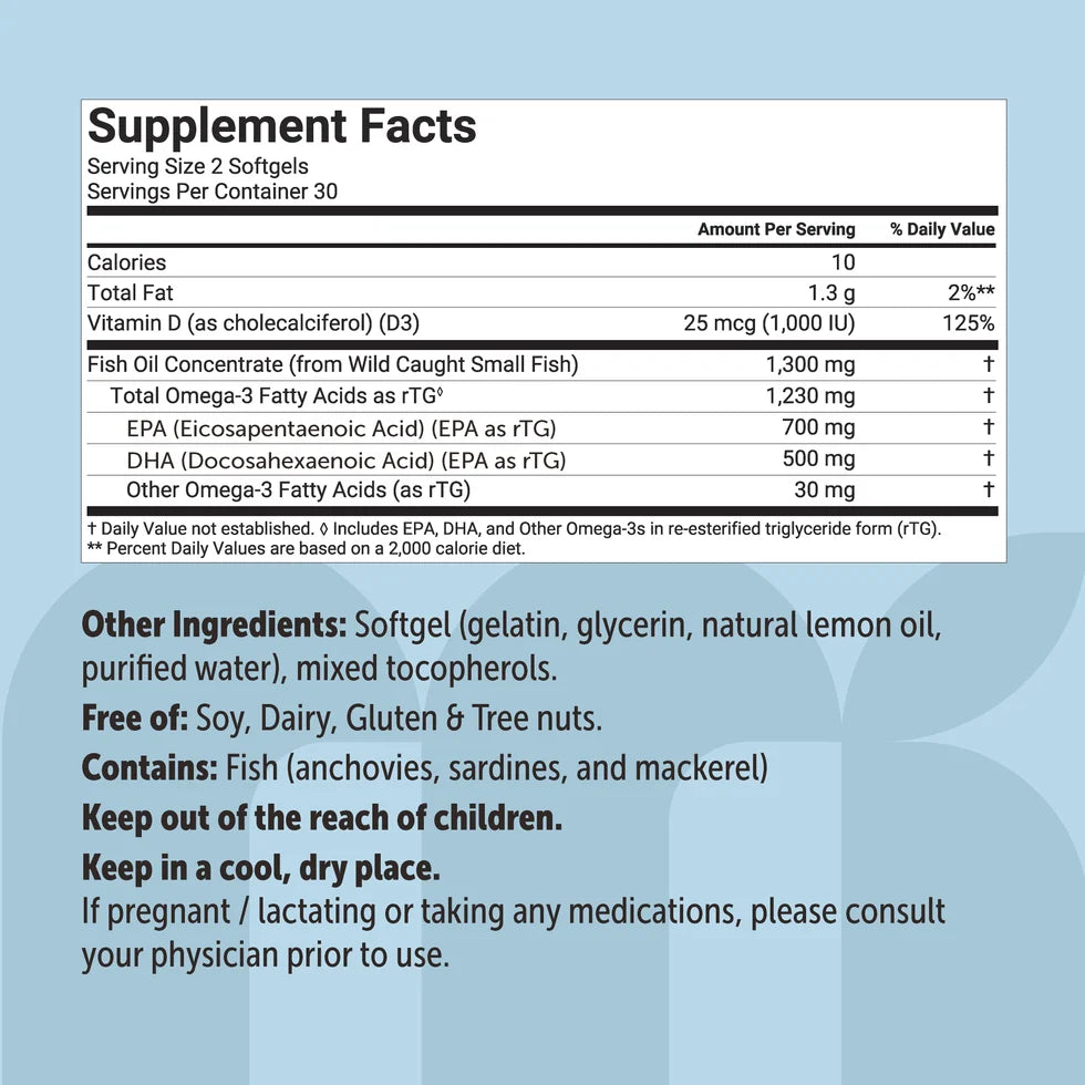 Supreme Omega-3 Burpless Softgels