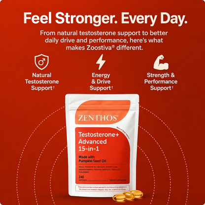 Zenthos Testosterone+ Advanced Softgels