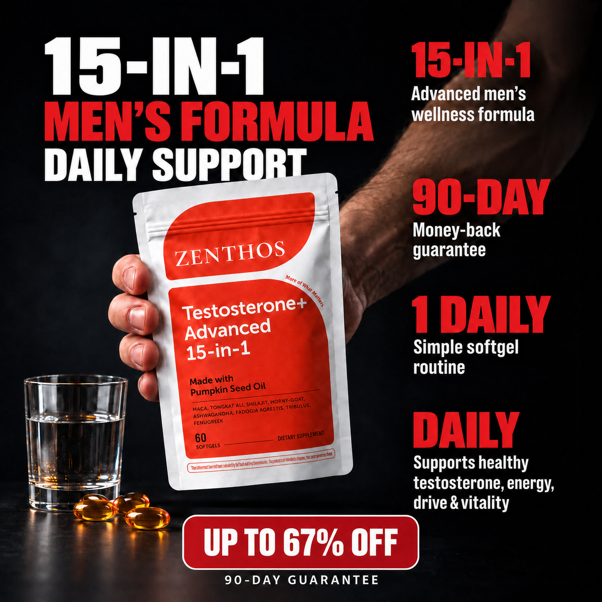 Testosterone+ Advanced Softgels