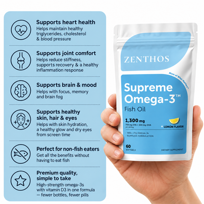 Supreme Omega-3 Burpless Softgels